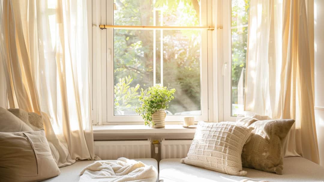 Karnisz w wnęce okiennej - dyskretny styl czy brak praktyczności?