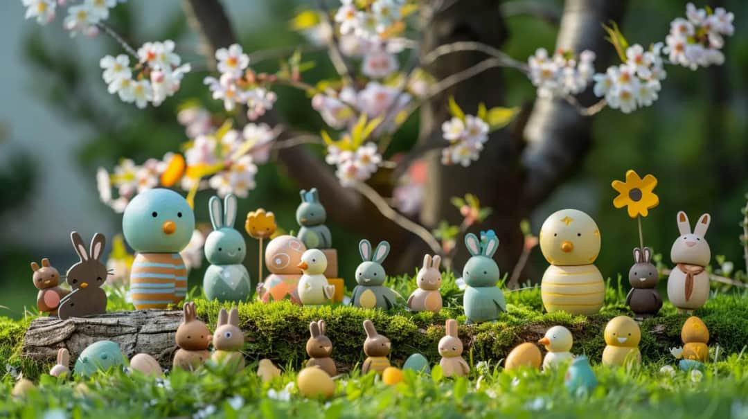 Ozdoby wielkanocne z drewna do ogrodu – Inspiracje na unikalną dekorację
