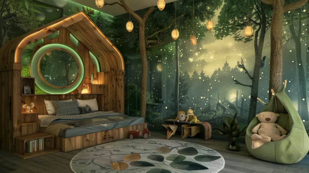 Leśny pokój dla chłopca – Inspiracje jak urządzić przytulny pokój?