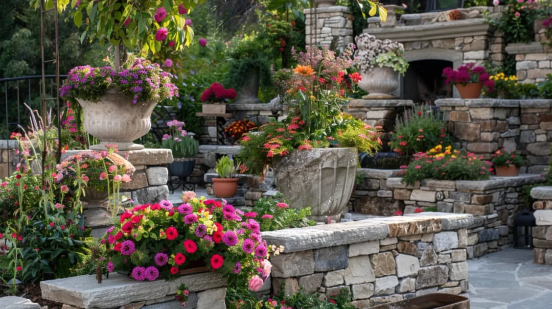 Donice z kamienia naturalnego – Trwałe i eleganckie dekoracje ogrodowe