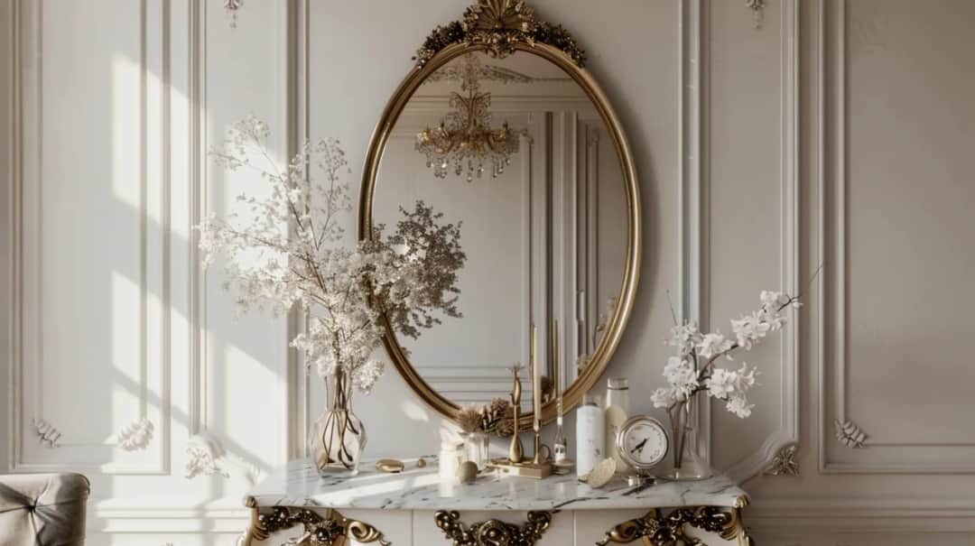 Lustro z konsolą – Eleganckie wykończenie wnętrza: jak dobrać konsolę?