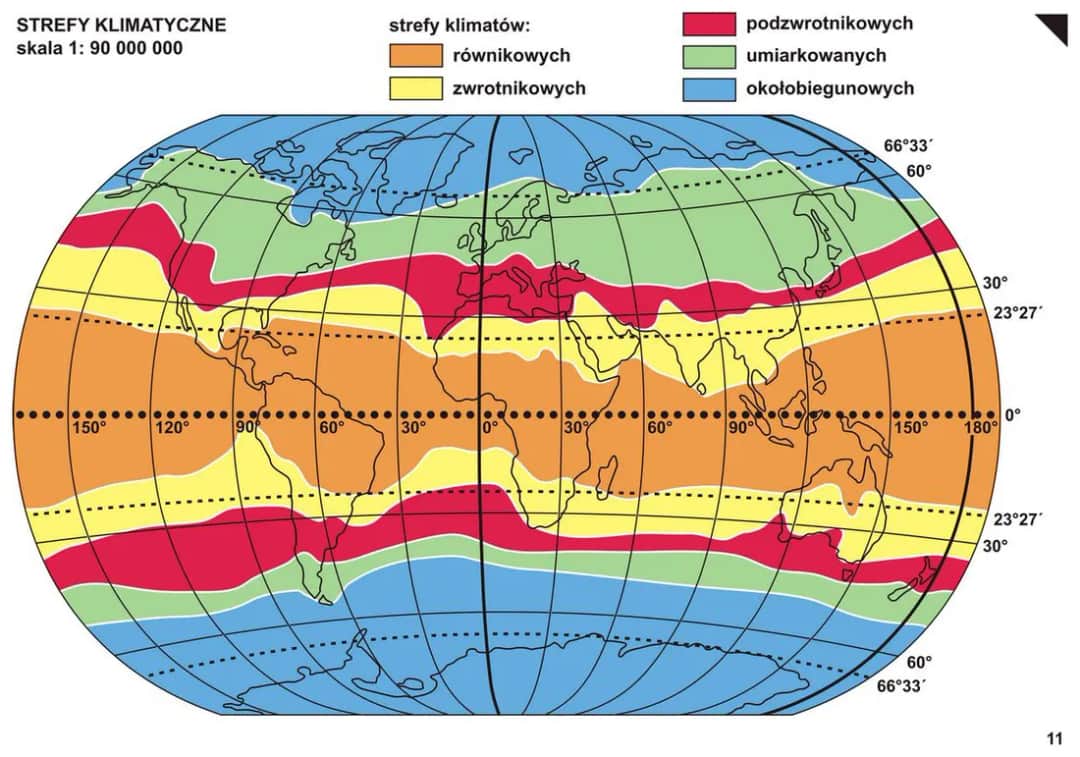 Kompletna mapa stref klimatycznych - poznaj wszystkie typy klimatu na Ziemi