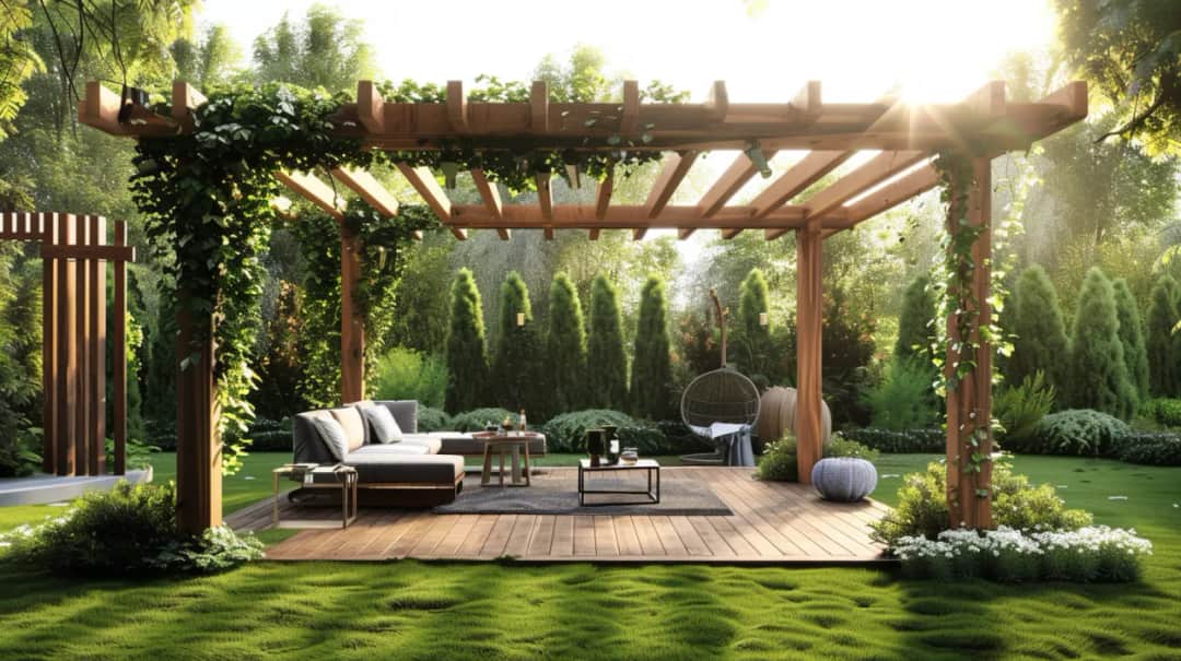 Nowoczesna pergola drewniana – Czy warto postawić na drewnianą pergolę?