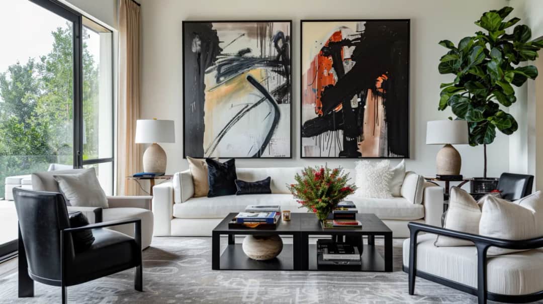 Obrazy w ramie do salonu – Jak dobrać obrazy w ramie do nowoczesnego salonu?