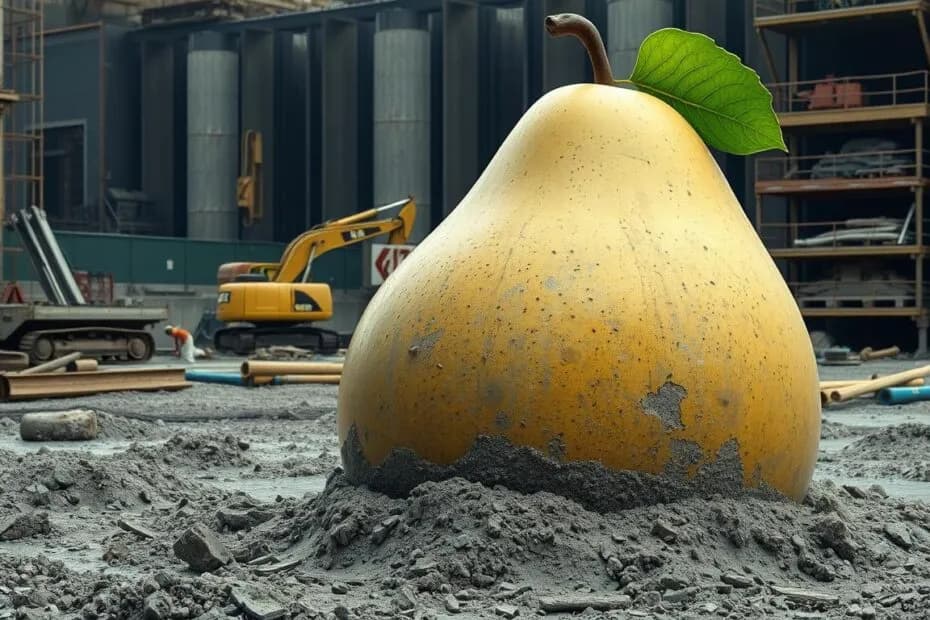 Ile betonu mieści się w gruszce? Zaskakujące fakty i obliczenia