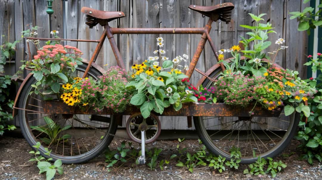 Kwietnik rower – Dekoracyjne rozwiązania: jak wykorzystać kwietnik rower?