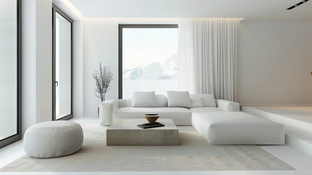 Ukryty karnisz wpuszczany w sufit - subtelnośc i minimalizm