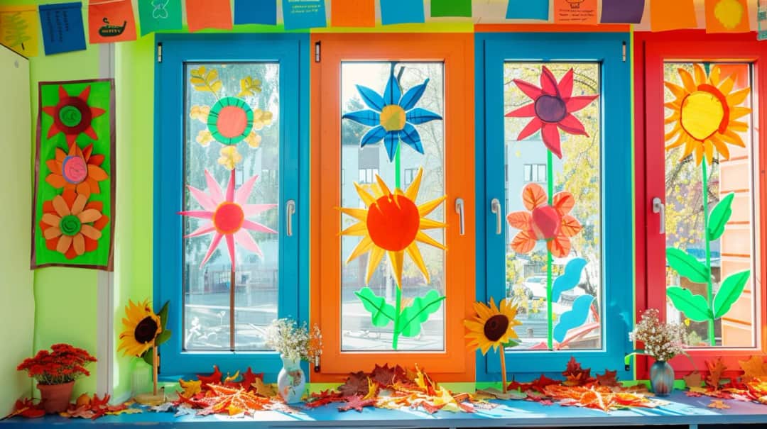 Dekoracje okna przedszkole – Inspiracje na każdą porę roku: jak ozdobić okna